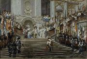 Reception of Le Grand Conde at Versailles Jean-Leon Gerome
